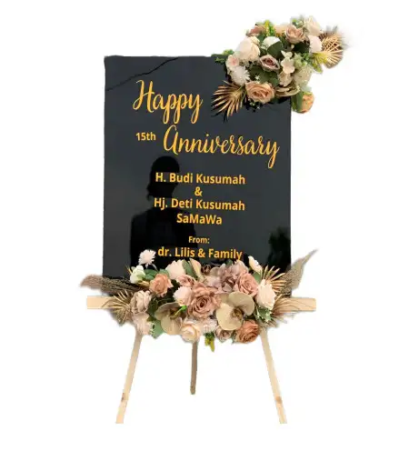 Papan Bunga Akrilik Tembok